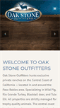 Mobile Screenshot of oakstoneoutfitters.com